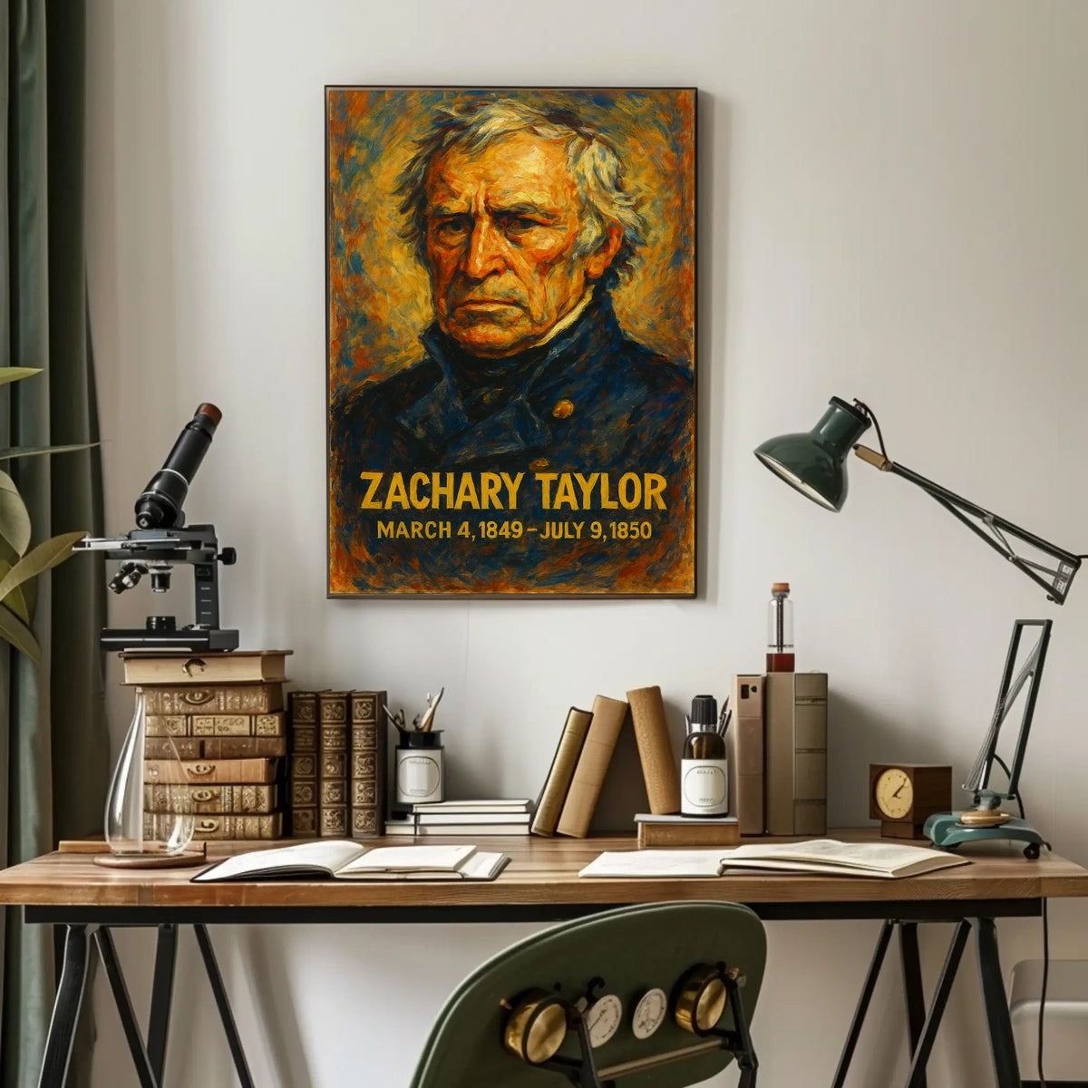 Zachary Taylor 12Th President Poster