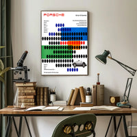 Porsche Racing Achievements 1960 Poster