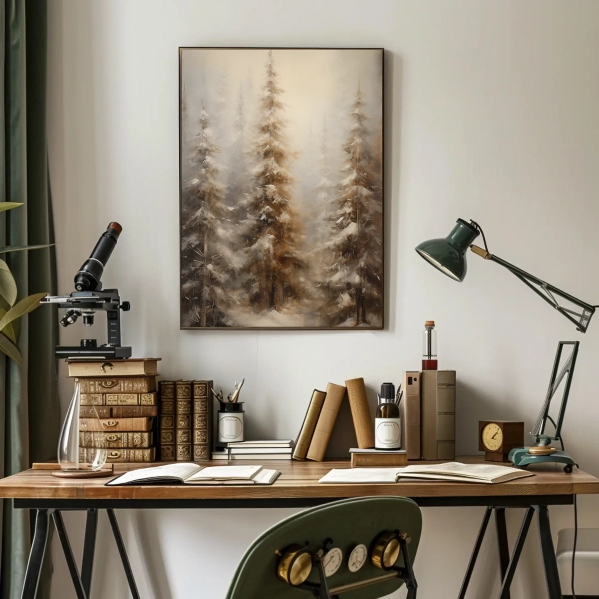 Winter Forest Serenity Poster