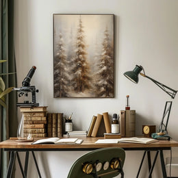 Winter Forest Serenity Poster