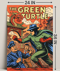 The Green Turtle Poster PosterGoat
