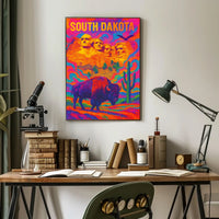 South DakotaS Vibrant Tribute Poster