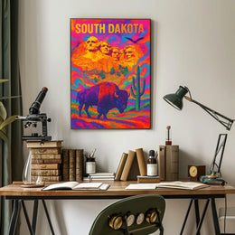 South DakotaS Vibrant Tribute Poster