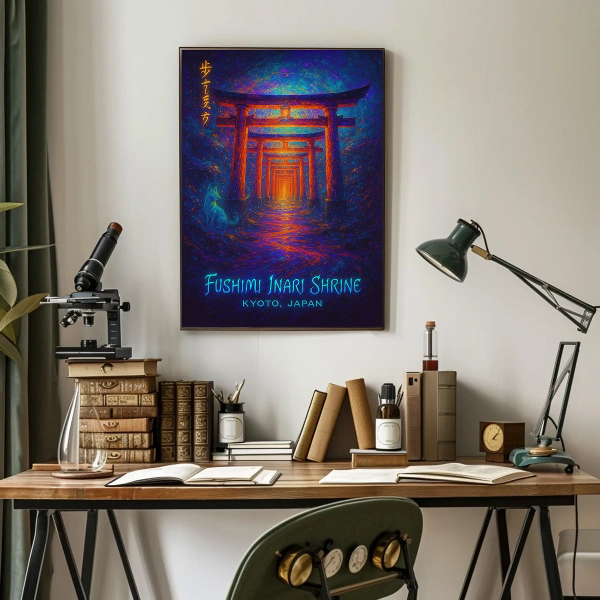 Fushimi Inari Shrine Kyoto Japan Torii Poster