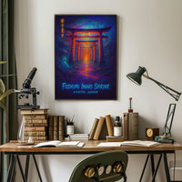 Fushimi Inari Shrine Kyoto Japan Torii Poster