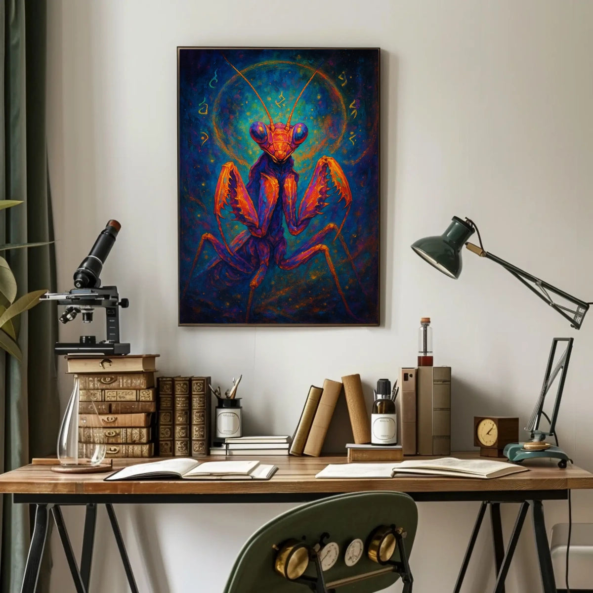 Cosmic Mantis Poster