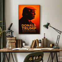 Donald Trump 47th President Patriotic Vintage Poster