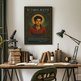 St. Carlo Acutis The Young Apostle Of Poster