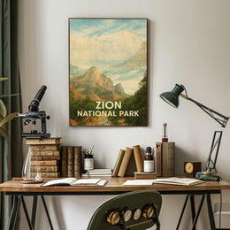 Zion National Park Poster