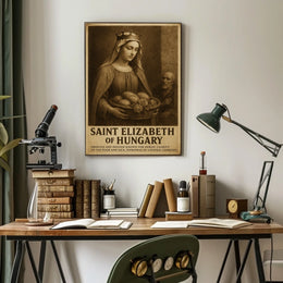 Saint Elizabeth Of Hungary Poster