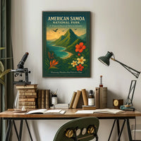 American Samoa Beauty National Park Poster