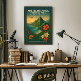 American Samoa Beauty National Park Poster