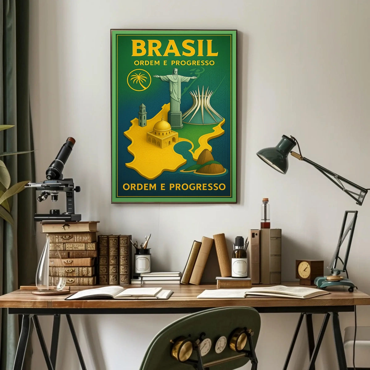 Brazil Ordem E Progresso Poster