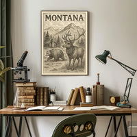 Montana Wilderness Poster