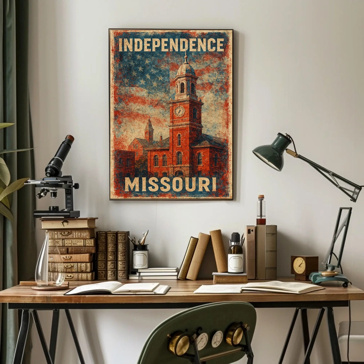 Independence Missouri Wanderlust Photography Realism Poster