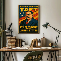 William Howard Taft 27th President Poster Vintage Wall Art