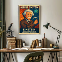 Albert Einstein Theory Of Relativity Poster