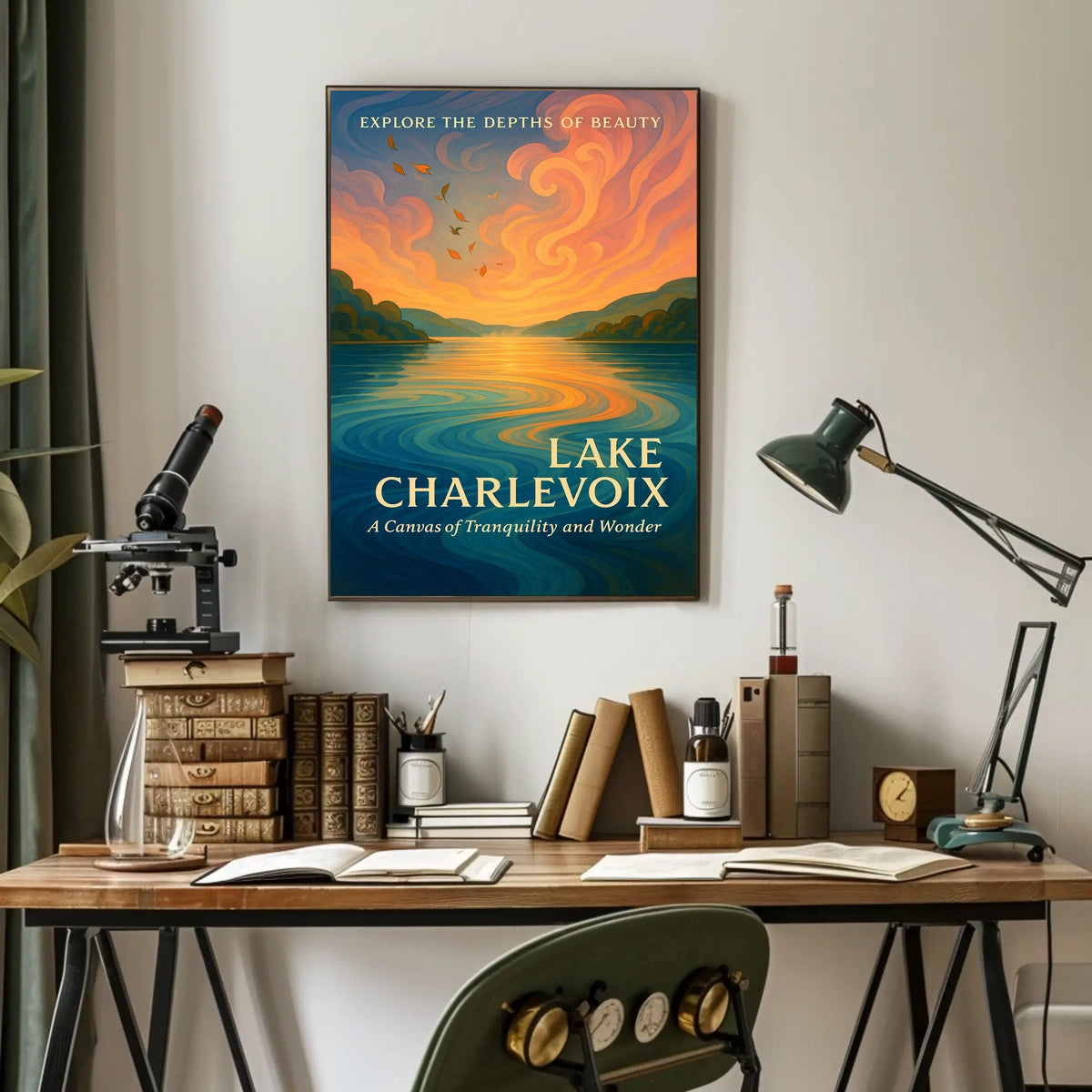 Lake Charlevoix A Canvas Of Poster