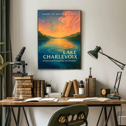 Lake Charlevoix A Canvas Of Poster