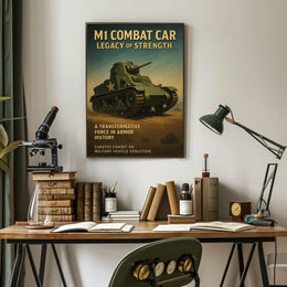 M1 Combat Car Legacy Of Strength Poster