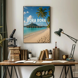 Bora Bora Tropical Paradise Travel Poster PosterGoat