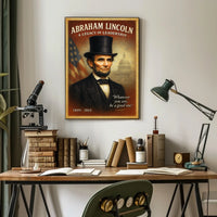 Abraham Lincoln A Legacy of Leadership Poster