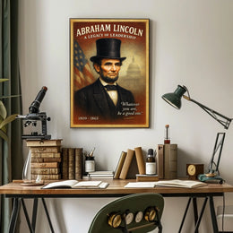 Abraham Lincoln A Legacy of Leadership Poster