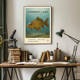 Common Carp Cyprinus carpio Poster