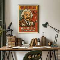 Einstein Relativity Vintage Science Lover Poster