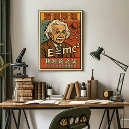 Einstein Relativity Vintage Science Lover Poster