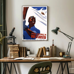 Sports Invernali in Val d'Aosta Poster PosterGoat