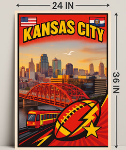 Kansas City Vibes Poster PosterGoat