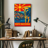 Discover Ohrid, North Macedonia Poster