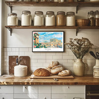 Athens Travel Poster