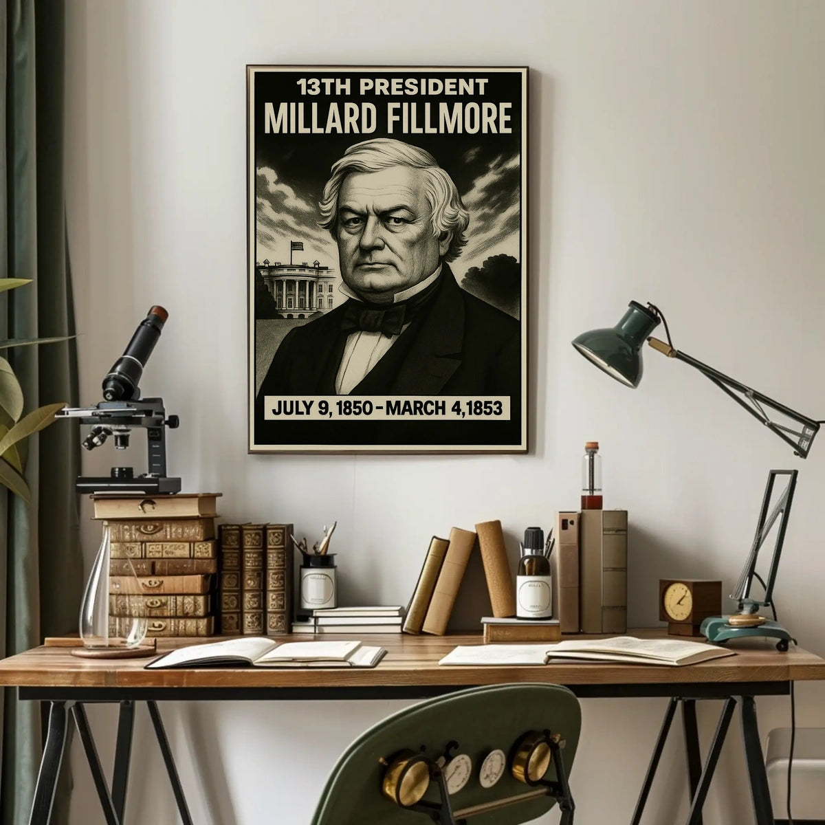 Millard Fillmore 13Th President Poster
