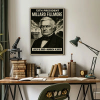 Millard Fillmore 13Th President Poster