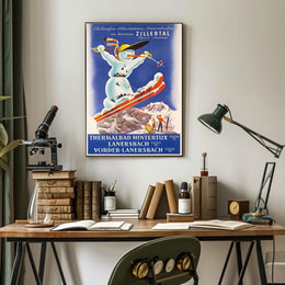 Zillertal Winter Wonderland Poster