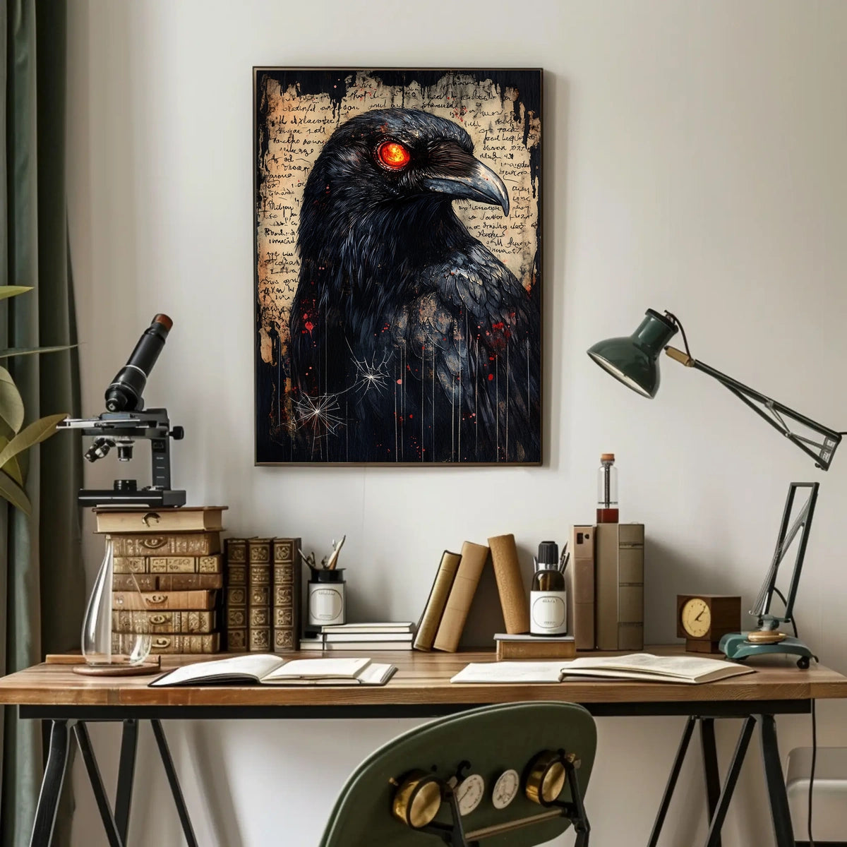 Mystical Raven Artwork for Animal Poster