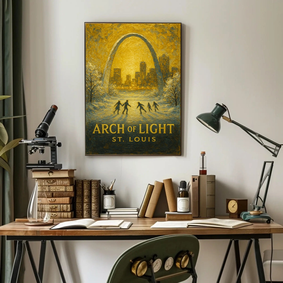 Arch Of Light St. Louis Poster