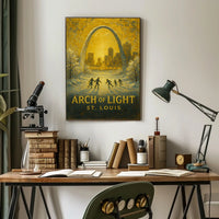 Arch Of Light St. Louis Poster