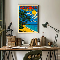 Abstract Tanzania Art Poster