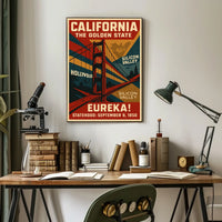 California The Golden State Poster