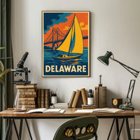 Delaware Travel Poster