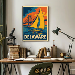 Delaware Travel Poster