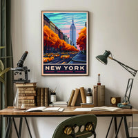 New York in Autumn Poster