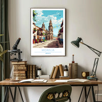 Charming Streets of Morelia Poster
