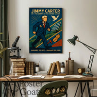 Jimmy Carter Vintage Presidential Poster