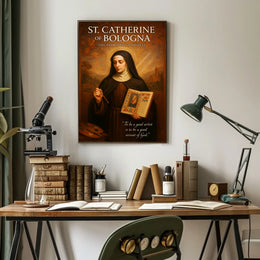 St. Catherine of Bologna The Patroness of Artists Poster
