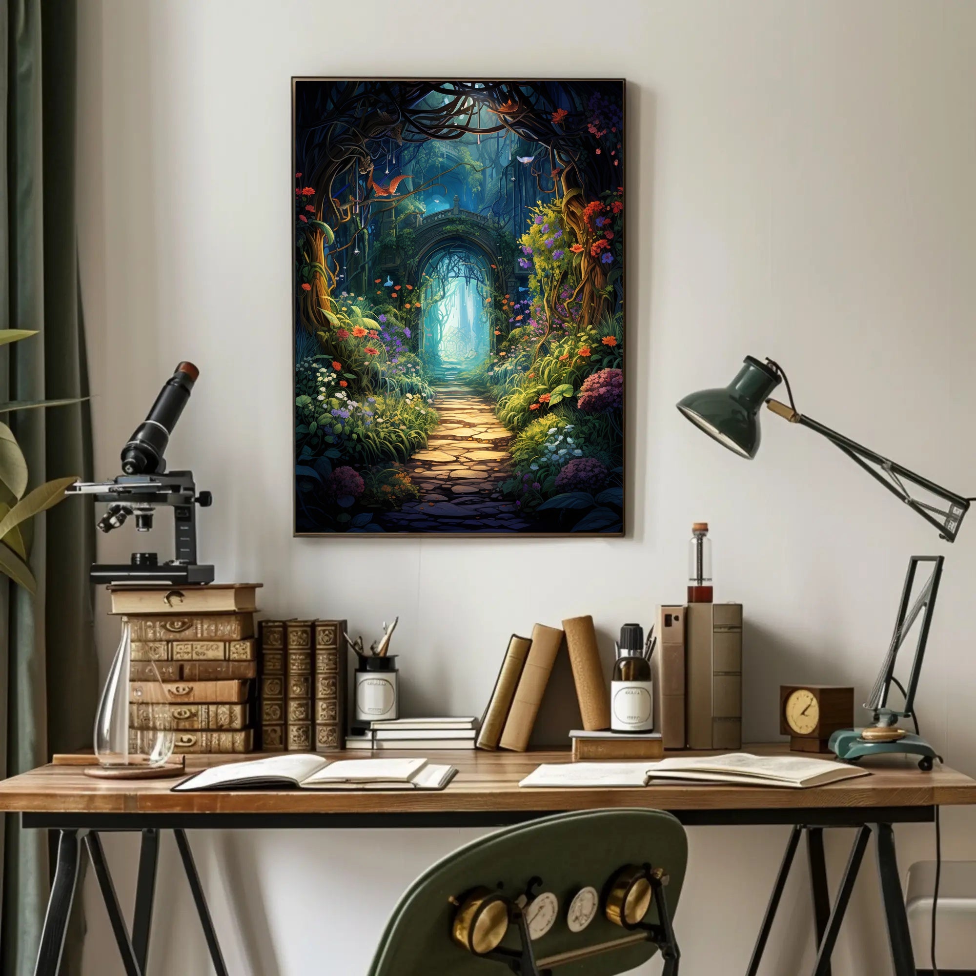 Enchanted Garden Pathway Poster