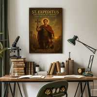 St. Expeditus The Patron of Urgency Poster